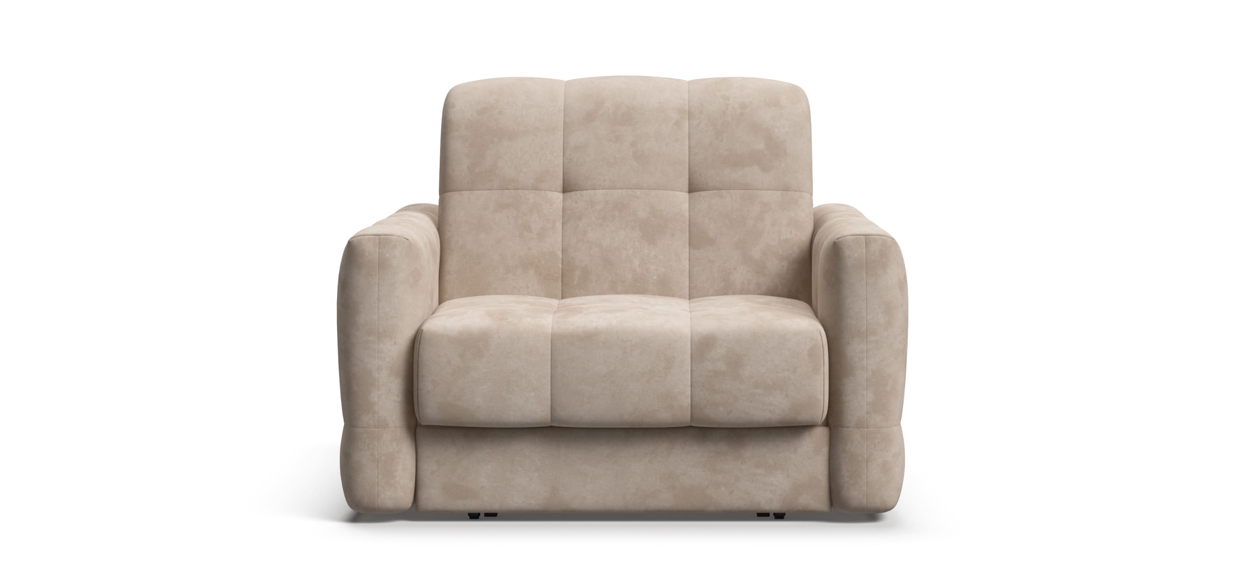 Босс Слип кресло-кровать Велюр Алькантара пепел